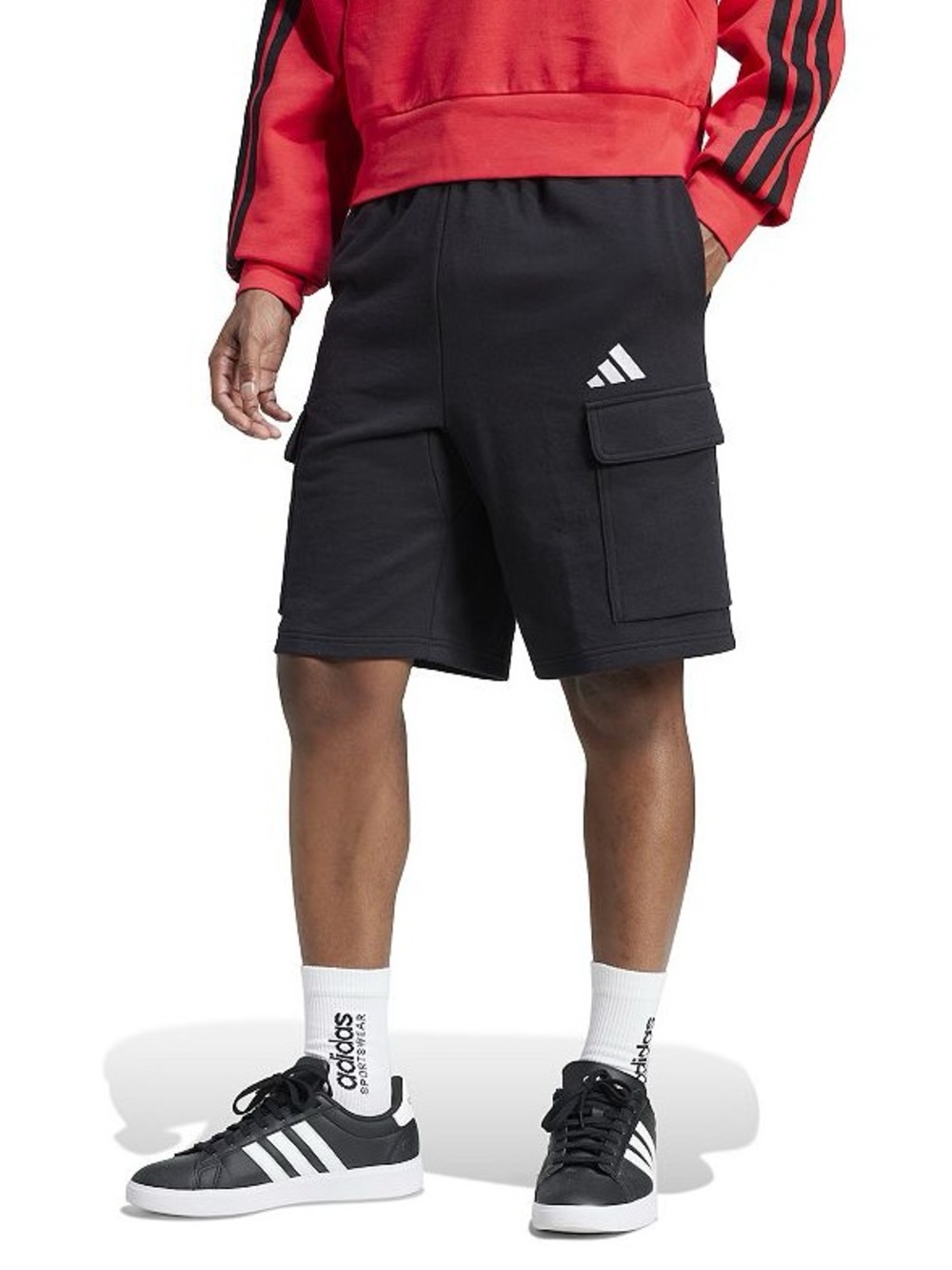 NWT Adidas Essentials Feel Cozy Cargo Shorts
